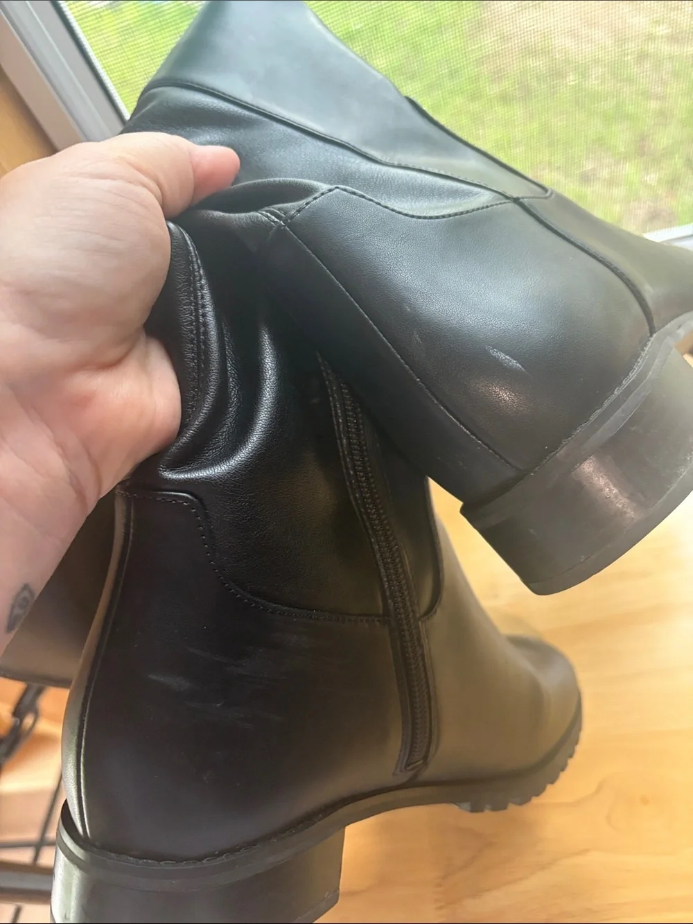 Michael Kors Black Over-the-Knee Riding Boots - 8